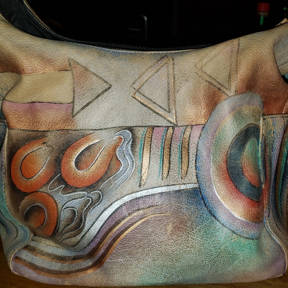 Leather Anuschka Hand Bag